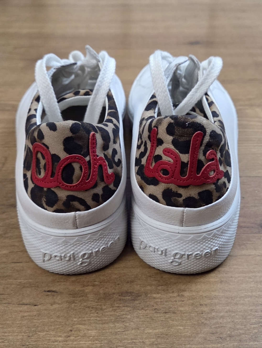 Paul Green Leopard Print "Ooh La La" Embroider